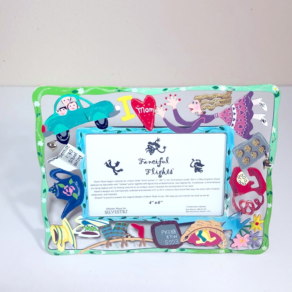 COOL I Love Mom Picture Frame 4x6